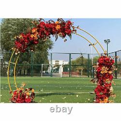 Round Wedding Arch Circle Metal Arch background Stand Wall Flower Frame 2.7×2.3M