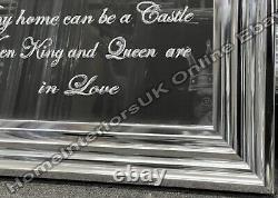 Royal Lion king lioness queen 2 cubs gold Crowns phrases chrome frame pictures