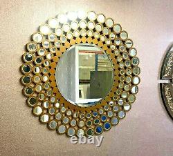 STUNNING LARGE 90cm ROUND FRAMED MIRROR COLLECTION ONLY