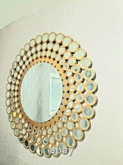 STUNNING LARGE 90cm ROUND FRAMED MIRROR COLLECTION ONLY