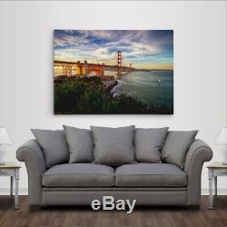 San Francisco Golden Gate Bridge Gallery CANVAS WALL ART PRINT (Ready to Hang)