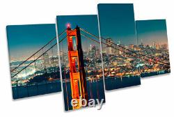 San Francisco Golden Gate Bridge MULTI CANVAS WALL ART Boxed Framed