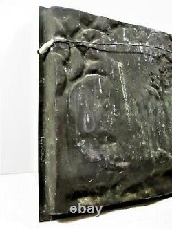 Scarce 19th C. Architectural Inset Sculpture, Bas Relief 18th C Hunting Scene