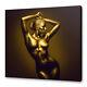 Sexy Nude Golden Woman Erotic Stunning Canvas Print Wall Art Picture