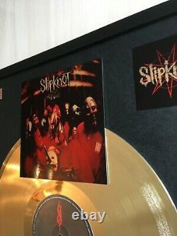 Slipknot Slipknot 1999 Custom 24k Gold Vinyl Record In Wall Hanging Frame