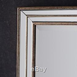 Squire Full Length Antique Gold Edge Frame Leaner Floor Wall Mirror 154cm x 65cm
