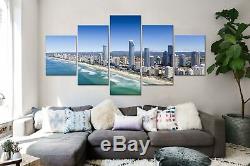Surfers Paradise Canvas Print Painting Framed Home Wall Decor Gold Coast Poster