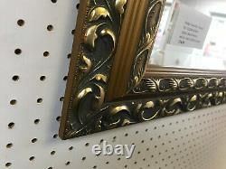 TRADE PRICED 75mm ORNATE GOLD SHABBY CHIC STYLE FRAMED OVERMANTLE WALL MIRROR