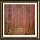 Tannenwald Pine Forest by Gustav Klimt Framed canvas Wall art HD print