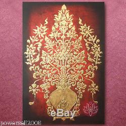 Thai Style Golden Wall Decoration Width 1MHeight 150CM Frameless Hand Painting