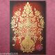 Thai Style Golden Wall Decoration Width 1MHeight 150CM Frameless Hand Painting