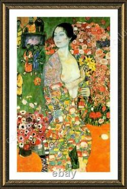 The Dancer by Gustav Klimt Framed canvas Wall art artwork giclee painting