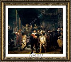 The Nightwatch by Rembrandt Framed canvas Wall art artwork print paint HD