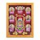 Tirupati Balaji With Ashta Lakshmi Sparkle Photo In Golden Frame (14 X 18 Inch)