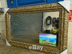 Two way TV mirror ornate high quality 40. Frame, hide, stand, wall mount, gold