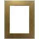 US Art Frames 1.25 Flat Bright Gold MDF Wall Decor Picture Poster Frame