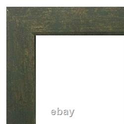 US Art Frames 1.25 Flat Seaweed Green Gold Oak MDF Wall Decor Picture Frame