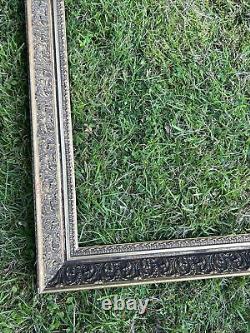 VTG Chunky Ornate Gold Oversized Frame ONLY Fits A 24x40 Or 40x24 Picture