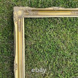 VTG Chunky Ornate Gold Oversized Frame ONLY Fits A 30x20 Or 20x30 Picture
