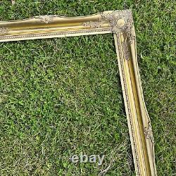 VTG Chunky Ornate Gold Oversized Frame ONLY Fits A 30x20 Or 20x30 Picture