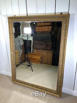 Very Large Gilt Gold Framed Ornate Wall Mirror