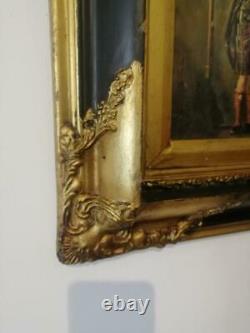 Victorian Mezzotint, Glengarry, Raeburn In Original Superb Carved & Gilded Frame