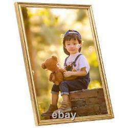 VidaXL Photo Frames Collage 3 pcs for Wall or Table Gold 59.4x84cm MDF