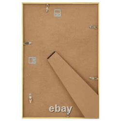 VidaXL Photo Frames Collage 3 pcs for Wall or Table Gold 70x90 cm MDF
