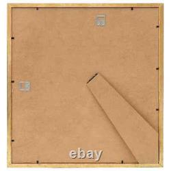 VidaXL Photo Frames Collage 5 pcs for Wall or Table Gold 50x50 cm MDF