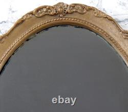 Vintage Antique Style Wall Mirror Ornate Gold Gilt Gesso Frame