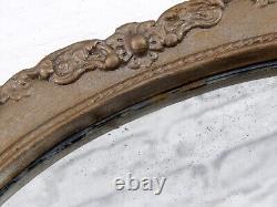 Vintage Antique Style Wall Mirror Ornate Gold Gilt Gesso Frame