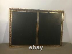 Vintage Decorative Gold Colour Metal Frame Wall Mountain Mirror