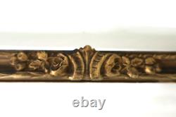 Vintage Fits 12 X 20 Gold Gilt Arts & Crafts Ornate Gesso Picture Frame Wood