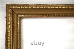 Vintage Fits 12 X 20 Gold Gilt Arts & Crafts Ornate Gesso Picture Frame Wood