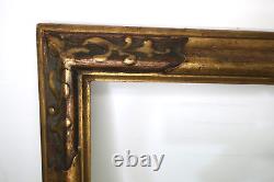 Vintage Fits 12 X 20 Gold Gilt Arts & Crafts Ornate Gesso Picture Frame Wood