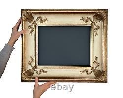 Vintage French Frame Rococo Ribbon & Acanthus Leaf Gilding On Gesso