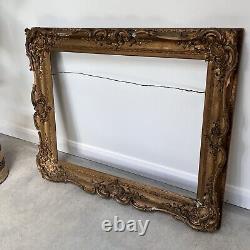 Vintage French GILT WOOD AND GESSO FRAME CIRCA 1890