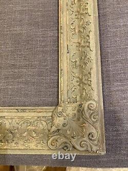 Vintage French Provincial Ornate Wood wooden Picture Frame carved