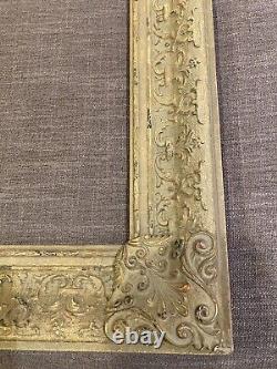 Vintage French Provincial Ornate Wood wooden Picture Frame carved