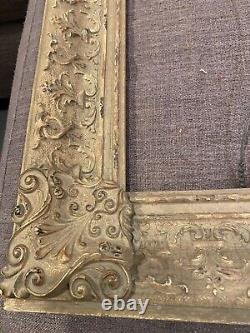 Vintage French Provincial Ornate Wood wooden Picture Frame carved