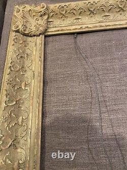 Vintage French Provincial Ornate Wood wooden Picture Frame carved