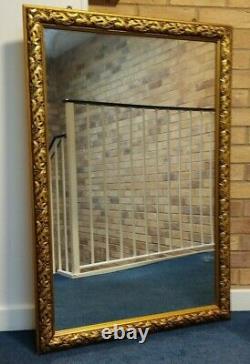 Vintage Gild Frame Super Large & Heavy Wall Hanging Mirror