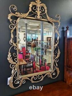 Vintage Gilt Edge Framed Wall Mirror