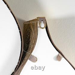 Vintage Raindrop Wall Mounted Mirror Home Decoration Candle Holder Display Stand