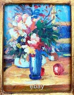 Vintage Still Life Painting in Golden Ornate Frames Beautiful Wall Art Gift