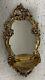 Vintage Syroco Ornate Molded Frame Mirror With Self Shiny Gold Wall Decor