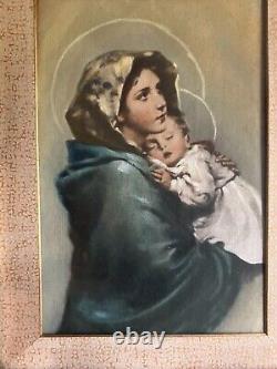 Vintage The Madonna of the Streets, in a Gold Frame Wall Art