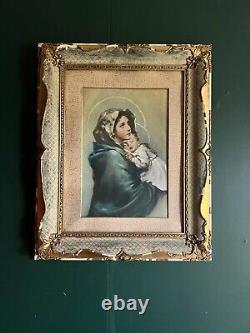 Vintage The Madonna of the Streets, in a Gold Frame Wall Art