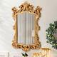 Vintage Wall Mirror Gold Frame Luxury 3D Carving Make-Up Dressing Access Mirrors