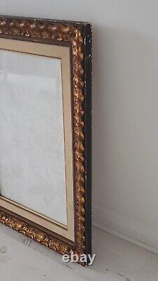 Vintage XL Ornate Wall Picture Photo Frame, Double Mount Frame